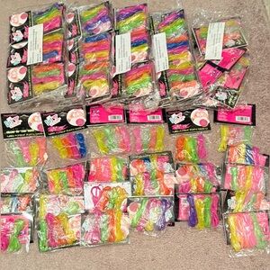 Expressions DIY Glitter Rubber Friendship Bracelet strands 84 packs(336strands)